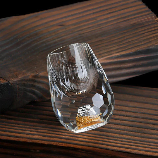 Verres pour Whisky Artisanaux avec Décor Doré Lot de 2 3