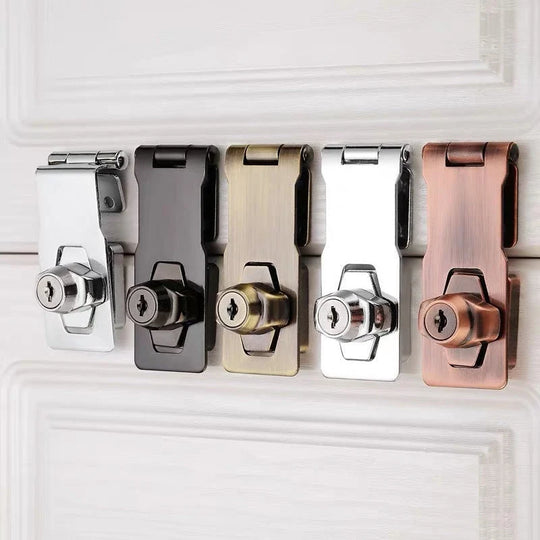 Verrou de porte avec clé pour installation sans perçage 0