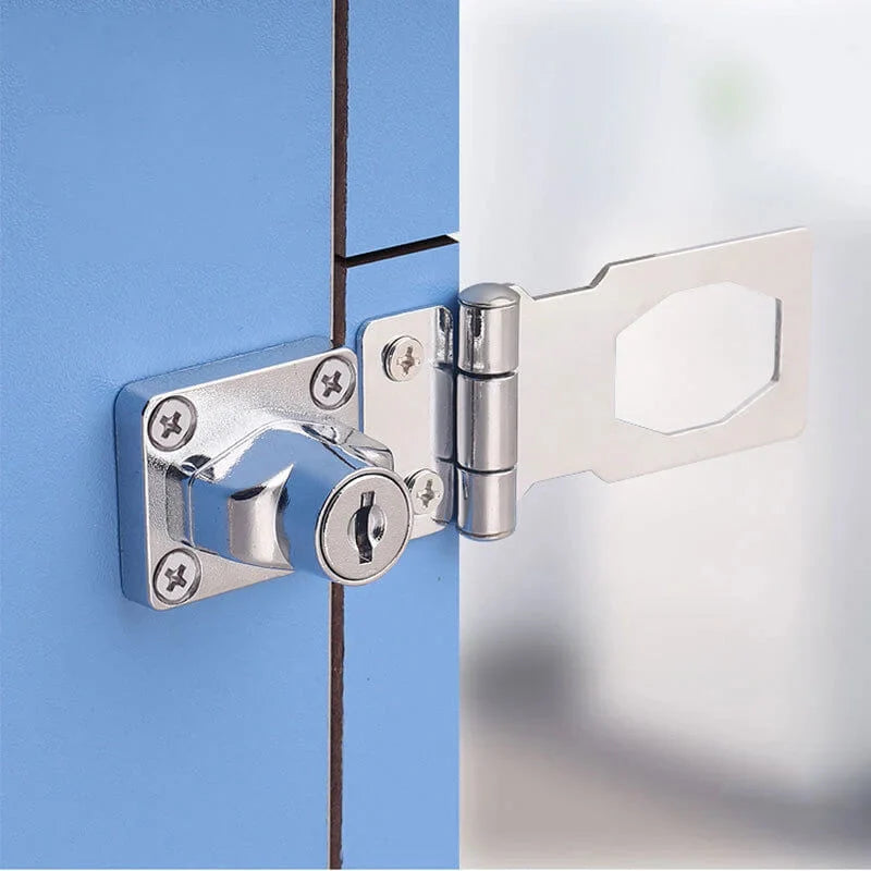 Verrou de porte avec clé pour installation sans perçage 2