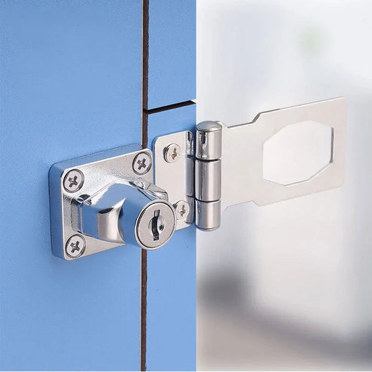 Verrou de porte avec clé pour installation sans perçage 2