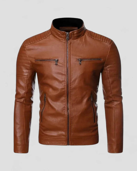 Veste Biker Homme Coupe Slim 2