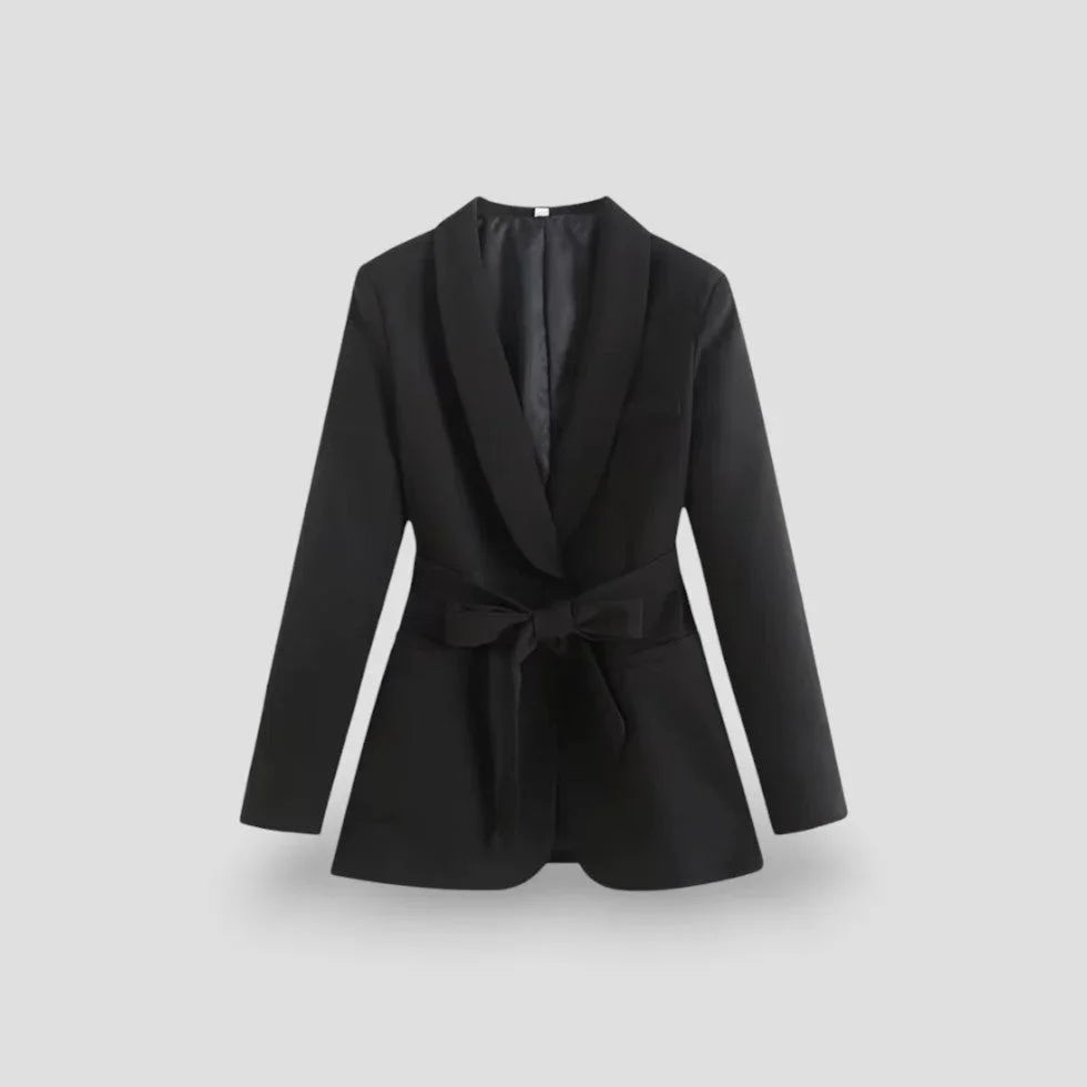 Veste Blazer Ceinturée Femme Chic 1