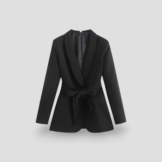 Veste Blazer Ceinturée Femme Chic 1