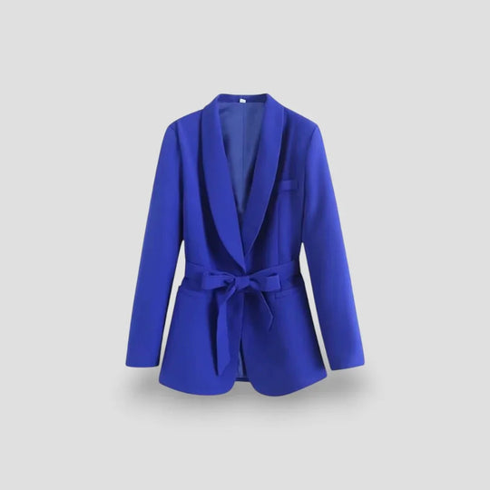 Veste Blazer Ceinturée Femme Chic 2
