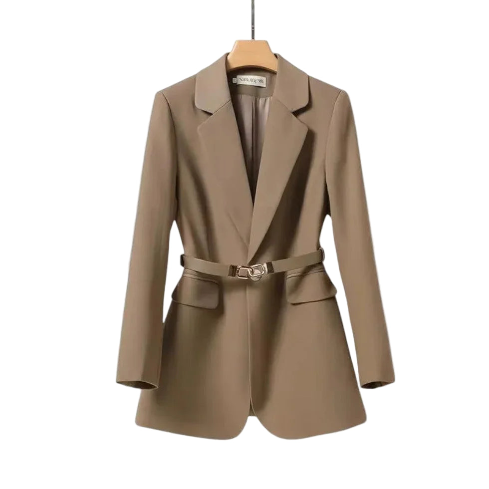 Veste Blazer Femme Ceinturée Chic 0