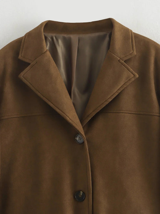 Veste Blazer Femme Croisée à Manches Longues Polyvalente 7