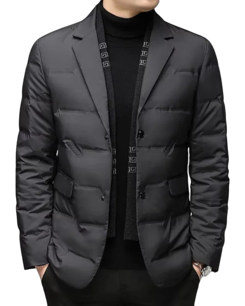 Veste Blazer Rembourrée pour Hommes Style Décontracté 0