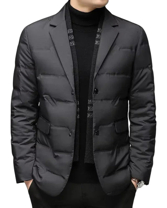 Veste Blazer Rembourrée pour Hommes Style Décontracté 0