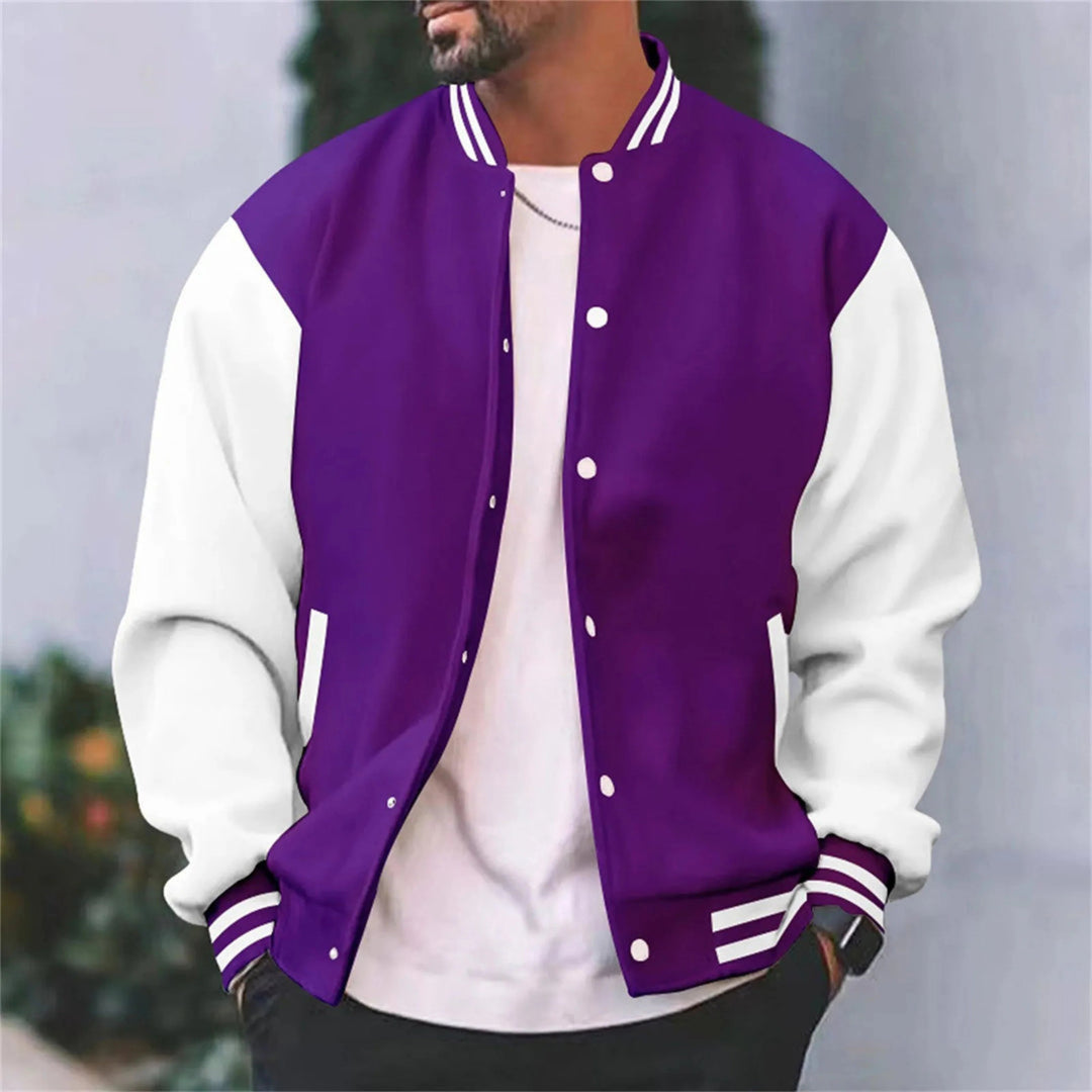 Veste Bombardier pour Hommes Style Varsity 3