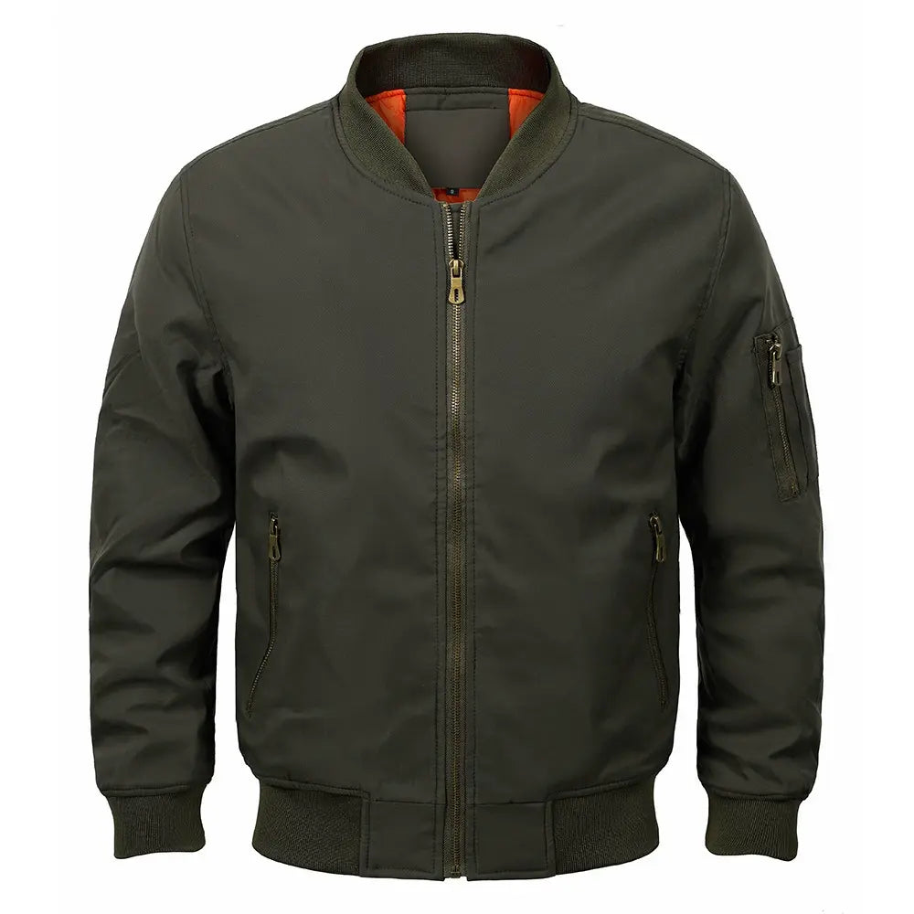 Veste Bomber Homme Style Décontracté Moderne 2