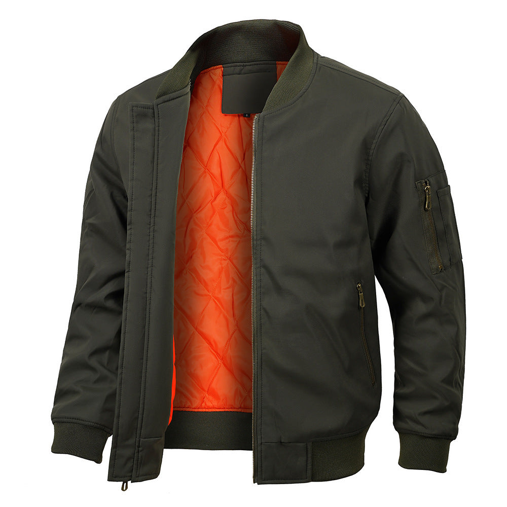 Veste Bomber Homme Style Décontracté Moderne 3