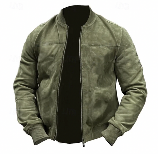 Veste Bomber Légère pour Homme en Suédine 5
