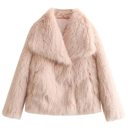 Veste Courte Femme en Fausse Fourrure Tendance 7