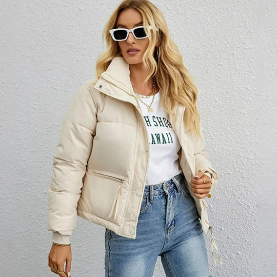 Veste Courte Matelassée Femme Moderne 7