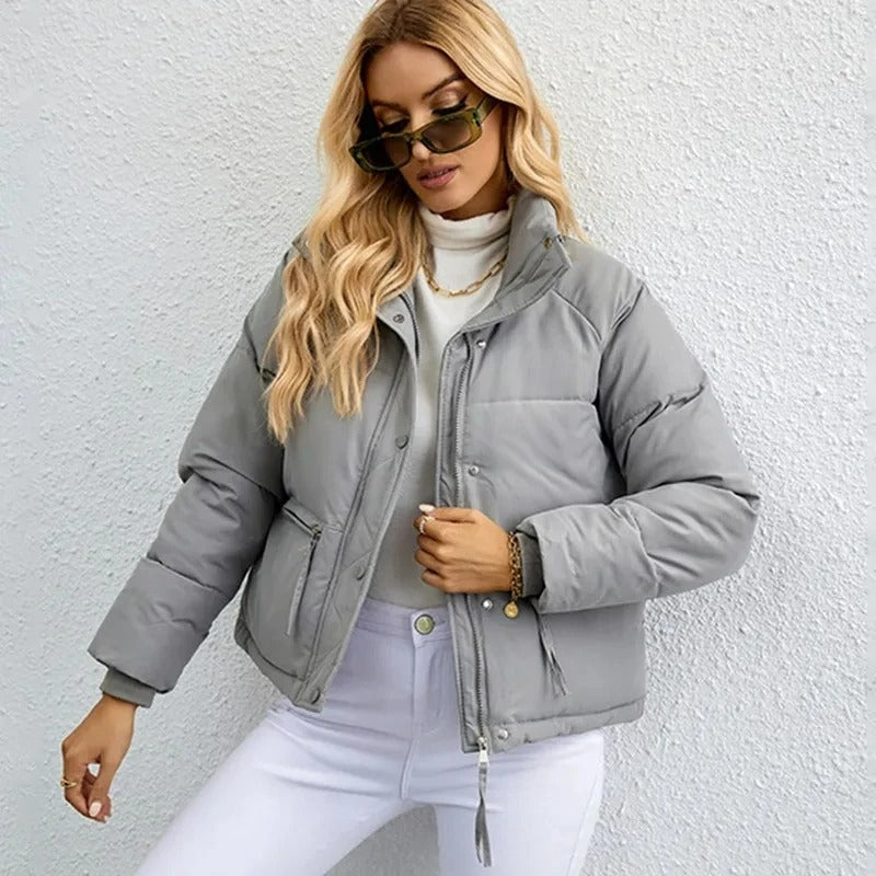 Veste Courte Matelassée Femme Moderne 8