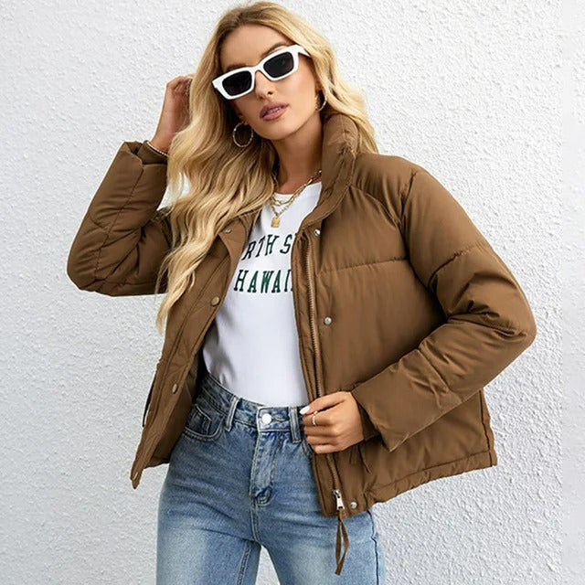 Veste Courte Matelassée Femme Moderne 9