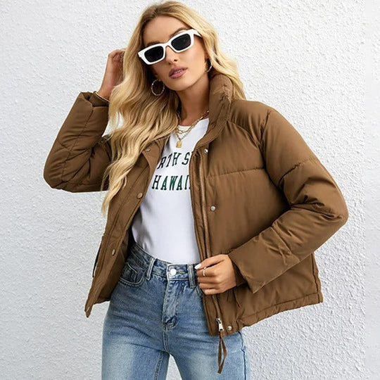 Veste Courte Matelassée Femme Moderne 9