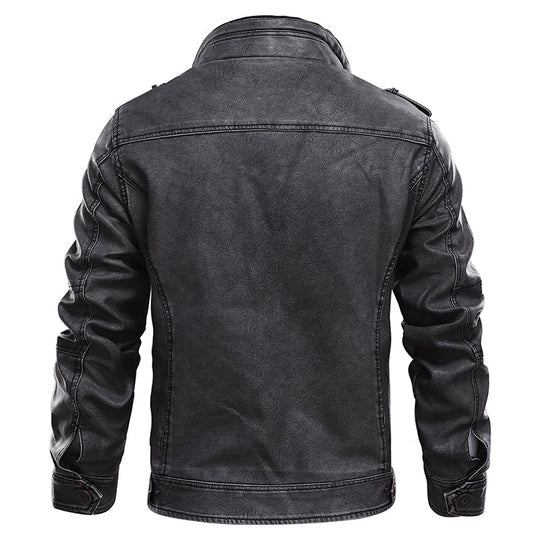 Veste Cuir Homme Design Intemporel Polyvalent 1