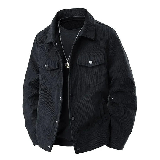 Veste Décontractée pour Homme en Velours Côtelé 2