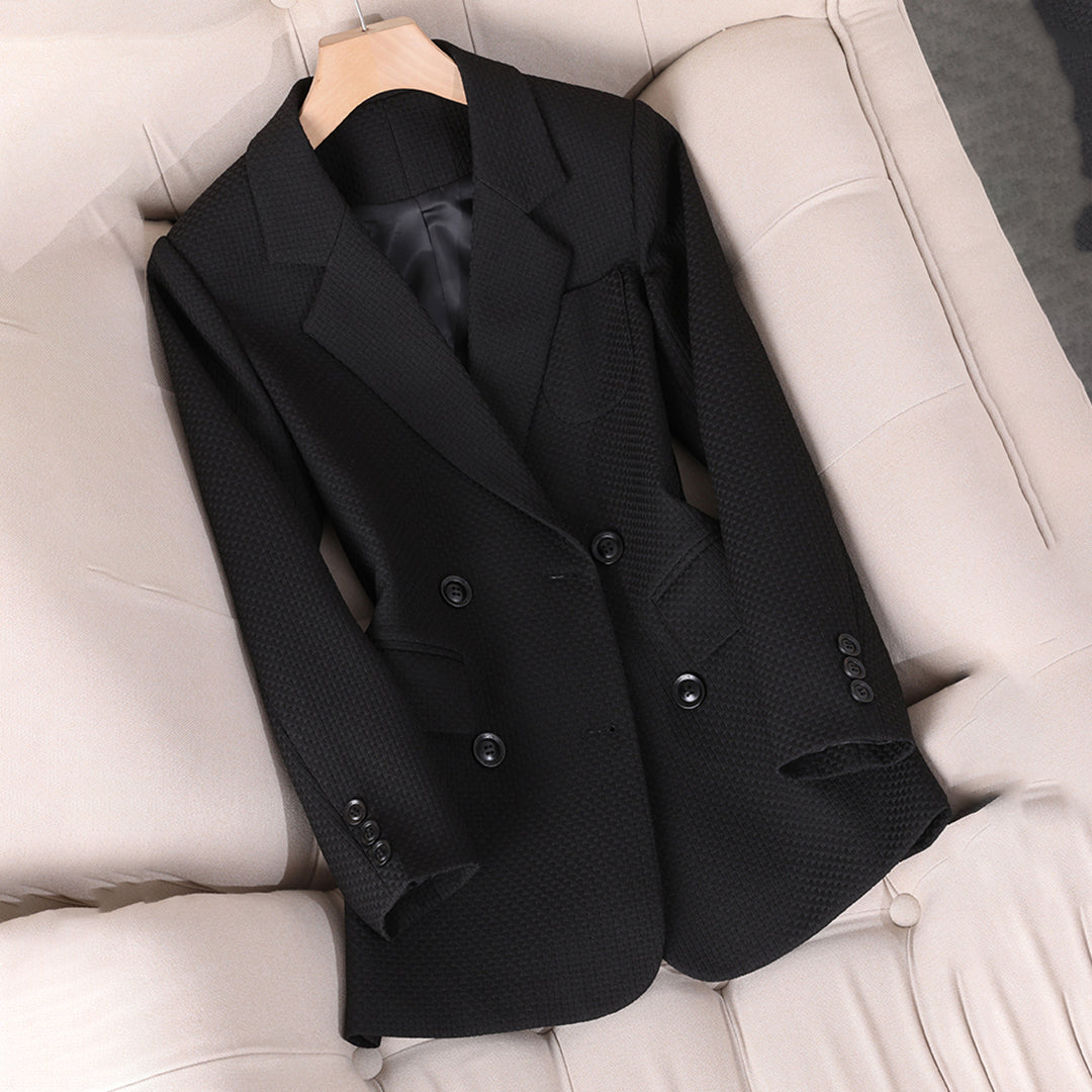 Veste Femme Ajustée à Double Boutonnage Classique 1