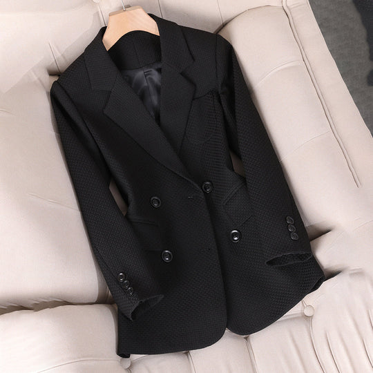 Veste Femme Ajustée à Double Boutonnage Classique 1