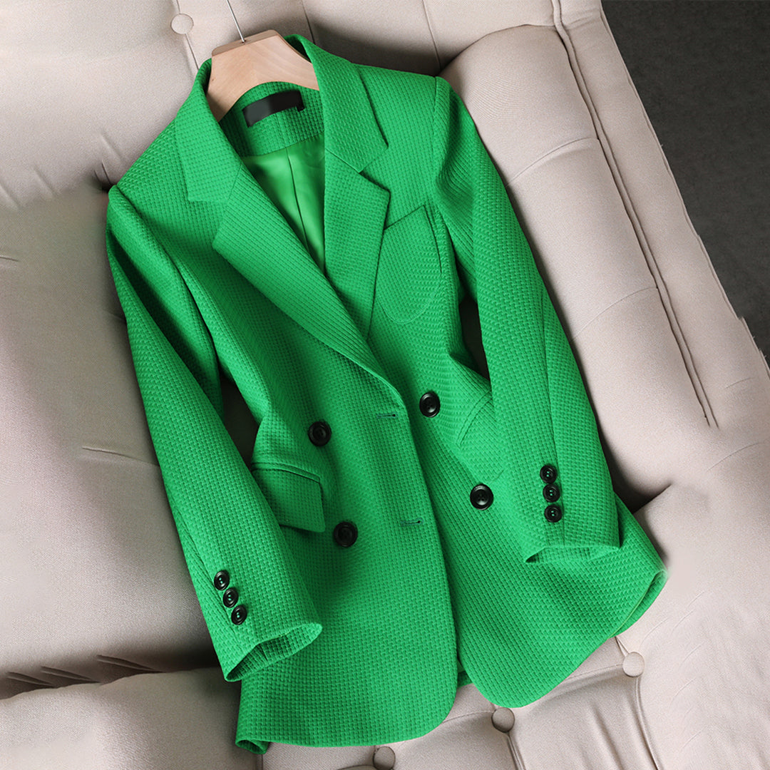 Veste Femme Ajustée à Double Boutonnage Classique 2