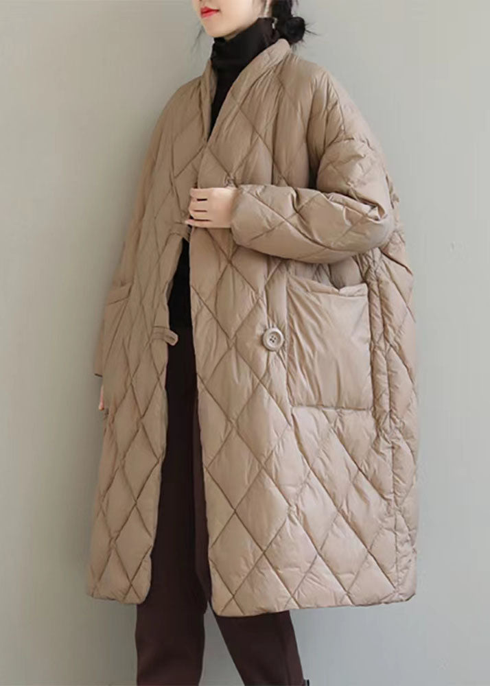 Veste Femme Col Montant Rouge Chic avec Poches 2