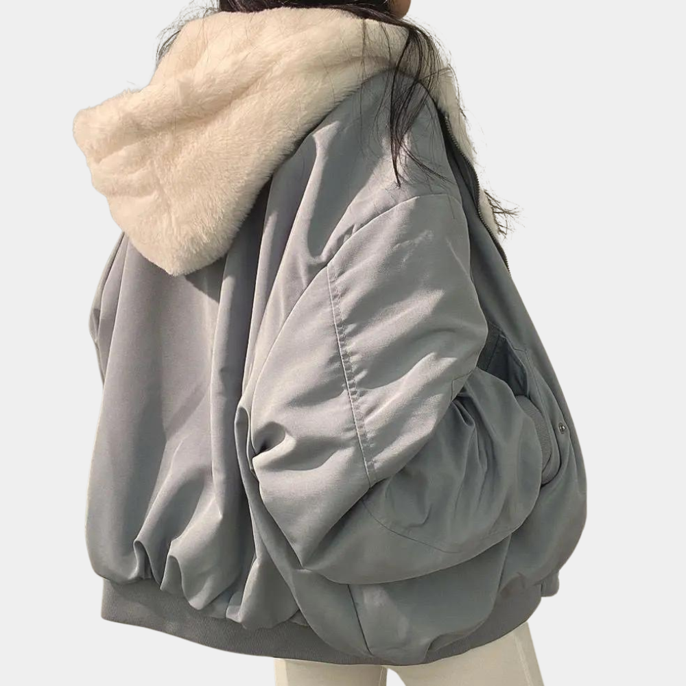 Veste Femme Douce et Confortable à Capuche 1
