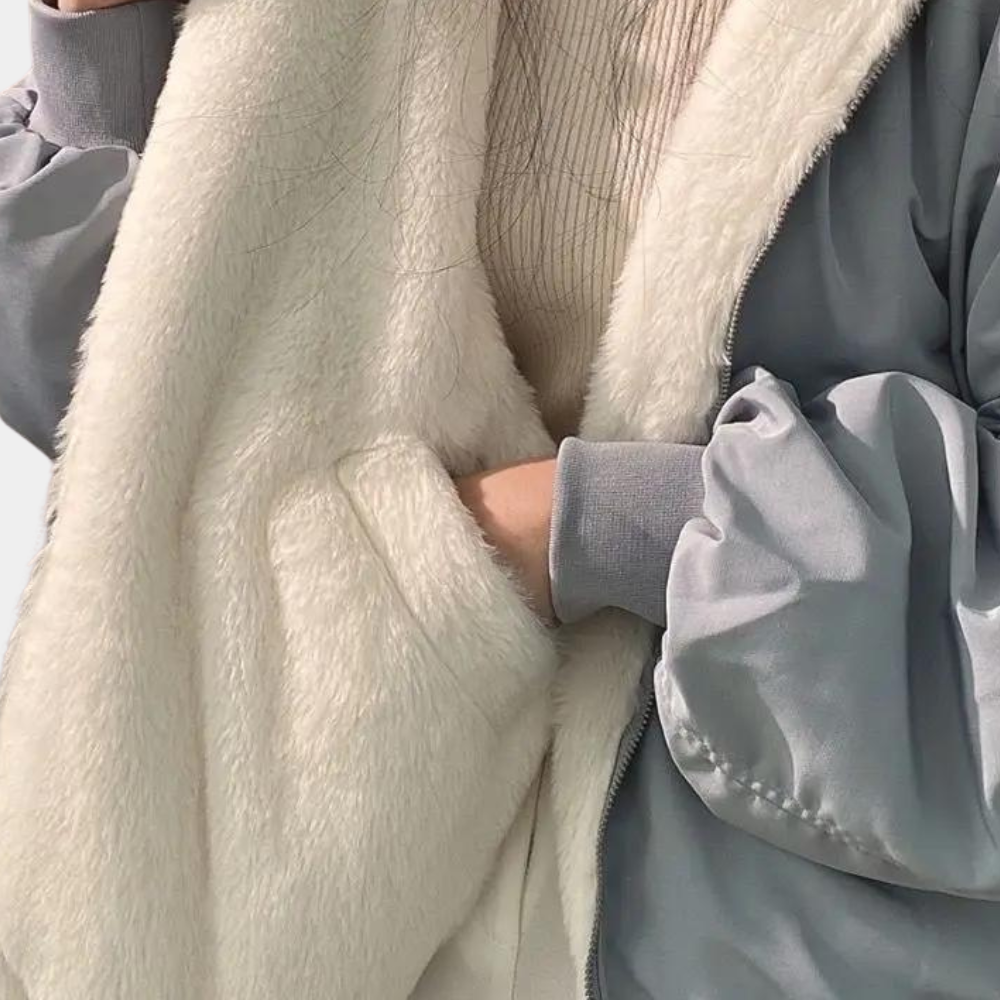 Veste Femme Douce et Confortable à Capuche 2