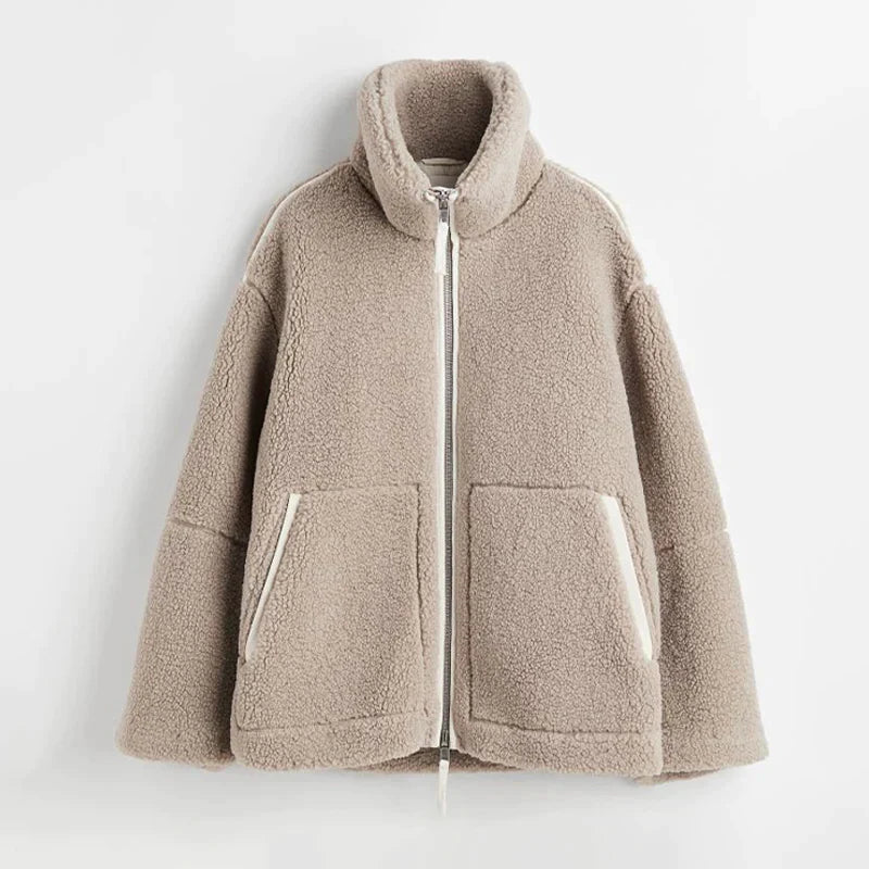 Veste Femme Oversize en Laine 0