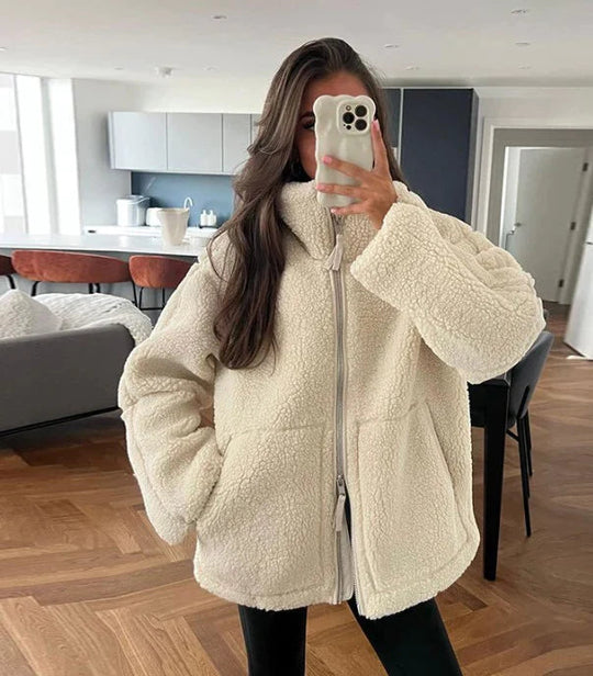 Veste Femme Oversize en Laine 7
