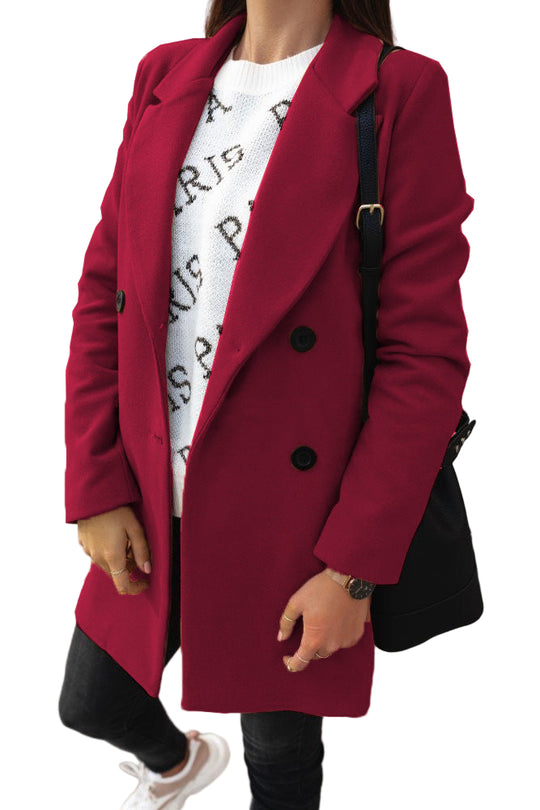 Veste Femme Style Scandinave Élégante avec Col Classique 0