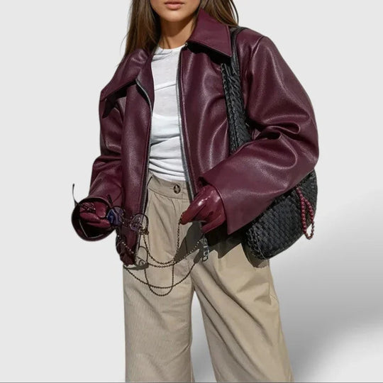 Veste Femme Zippée Col Montant 1