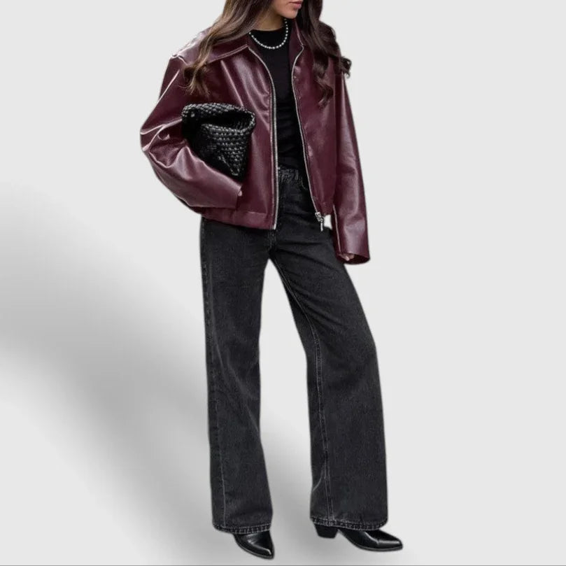 Veste Femme Zippée Col Montant 2