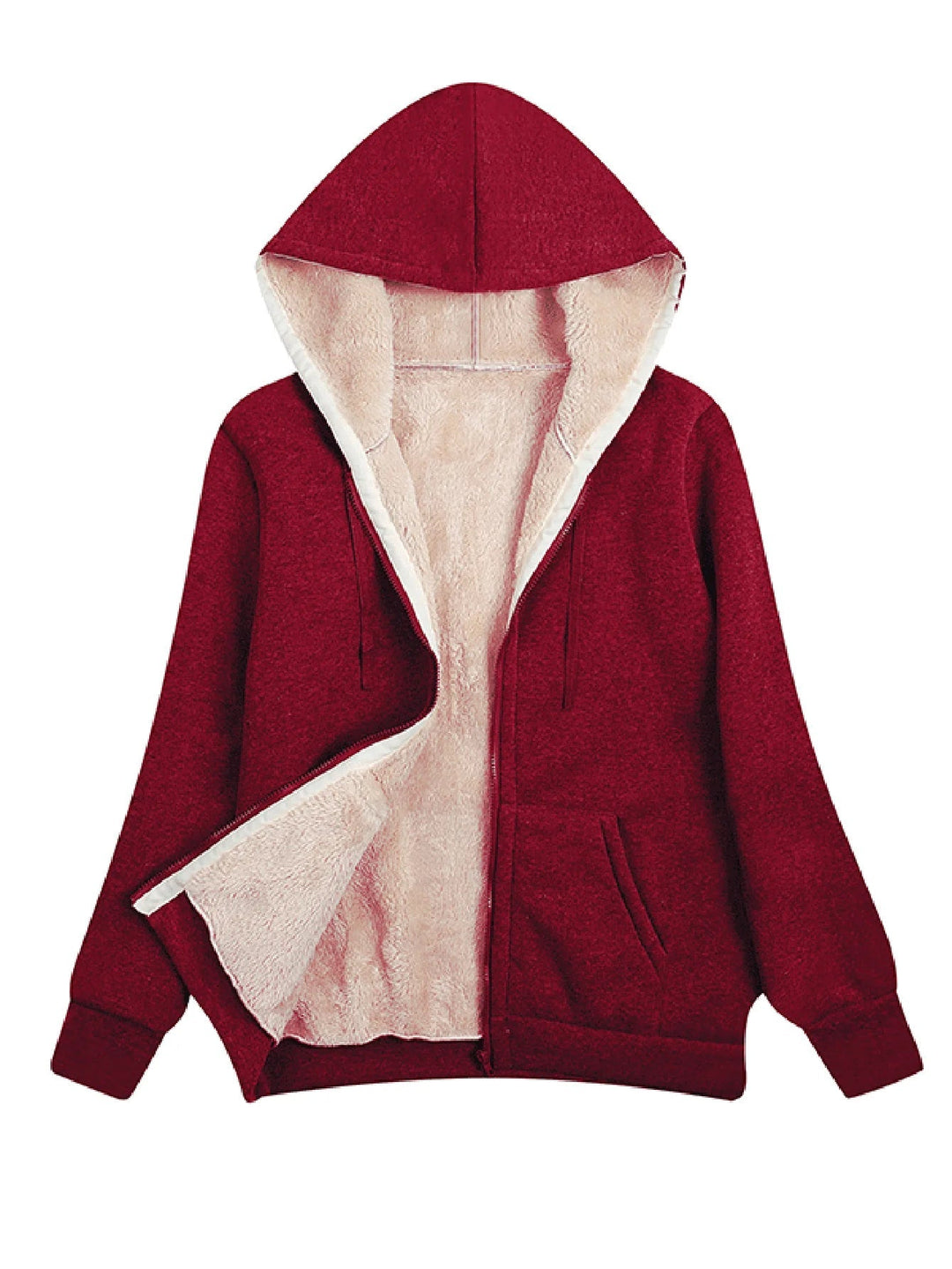 Veste Femme à Capuche Simple pour Hiver 2