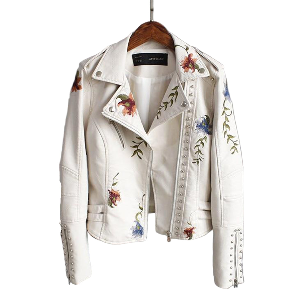 Veste Femme en Cuir Imprimé 0