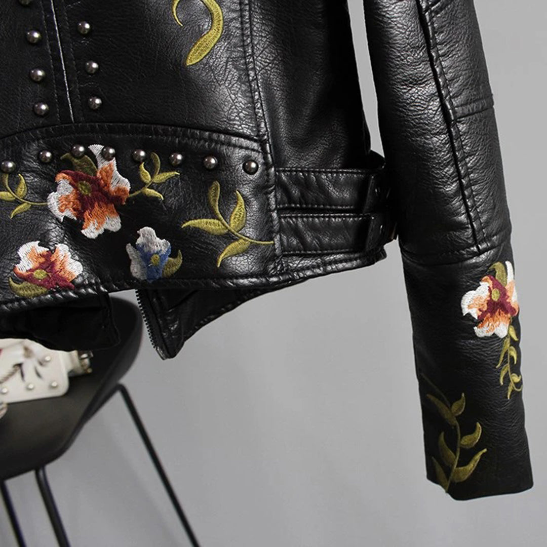 Veste Femme en Cuir Imprimé 6