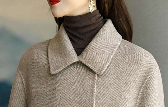 Veste Hiver Femme Chic Avec Poches Spacieuses 3