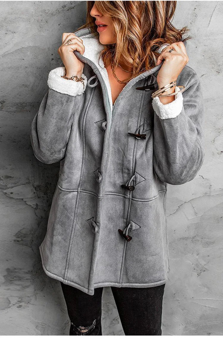 Veste Hiver Femme à Capuche Design Urbain Longue 4