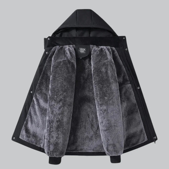 Veste Hiver Homme Avec Capuche Ajustable Style Moderne 2