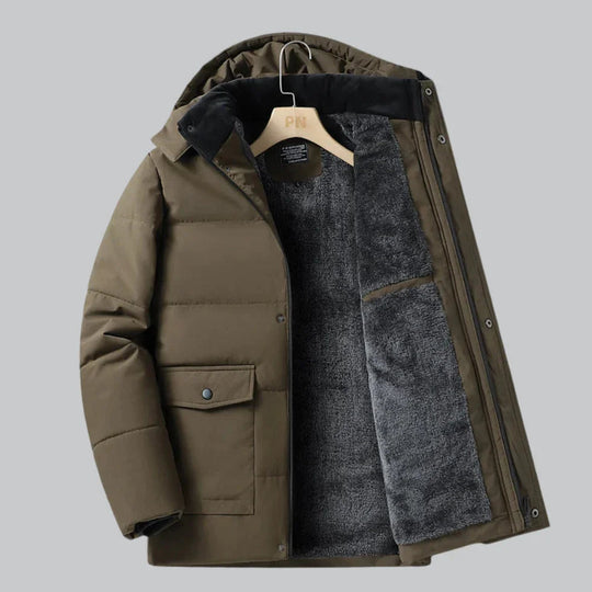 Veste Hiver Homme Avec Capuche Ajustable Style Moderne 4
