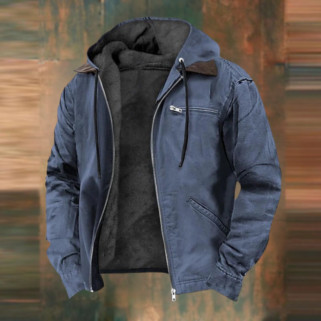 Veste Hiver Homme Moderne avec Capuche Tissu Respirant 5