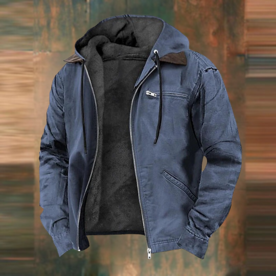 Veste Hiver Homme Moderne avec Capuche Tissu Respirant 5