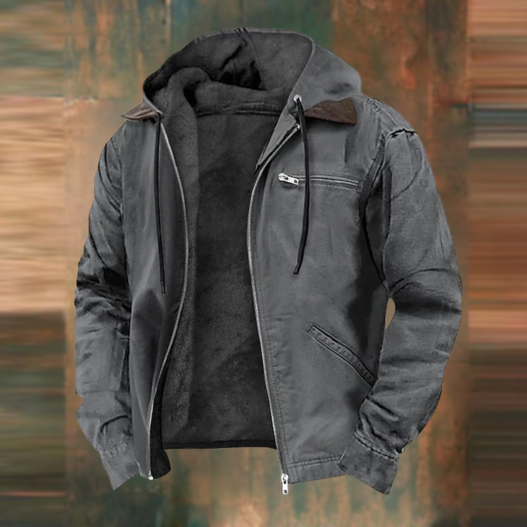 Veste Hiver Homme Moderne avec Capuche Tissu Respirant 6