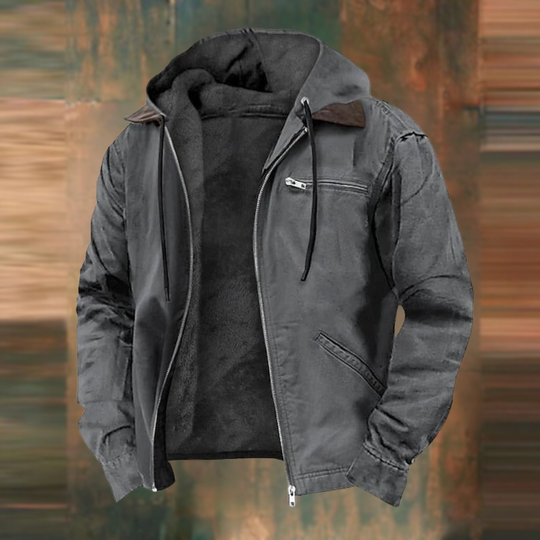 Veste Hiver Homme Moderne avec Capuche Tissu Respirant 6