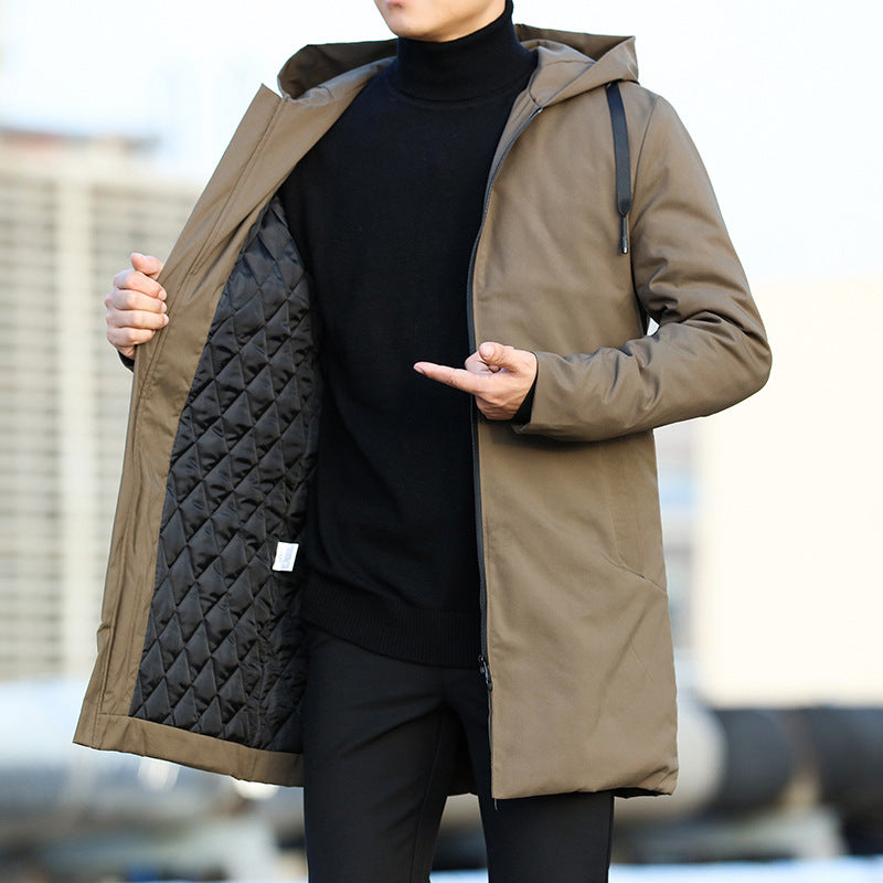 Veste Hiver Homme Parka Imperméable Moderne avec Poches Fonctionnelles 3