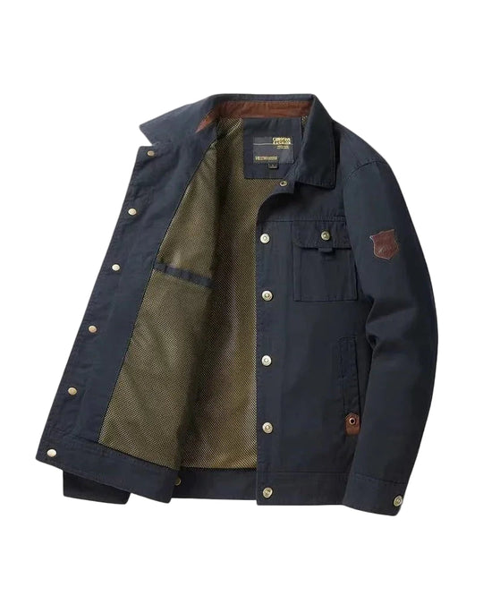 Veste Homme Aviateur Coupe-Vent Polyvalente 0