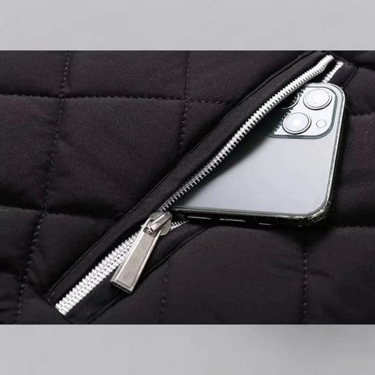 Veste Homme Bomber Doublée Moderne avec Poches Sécurisées 3