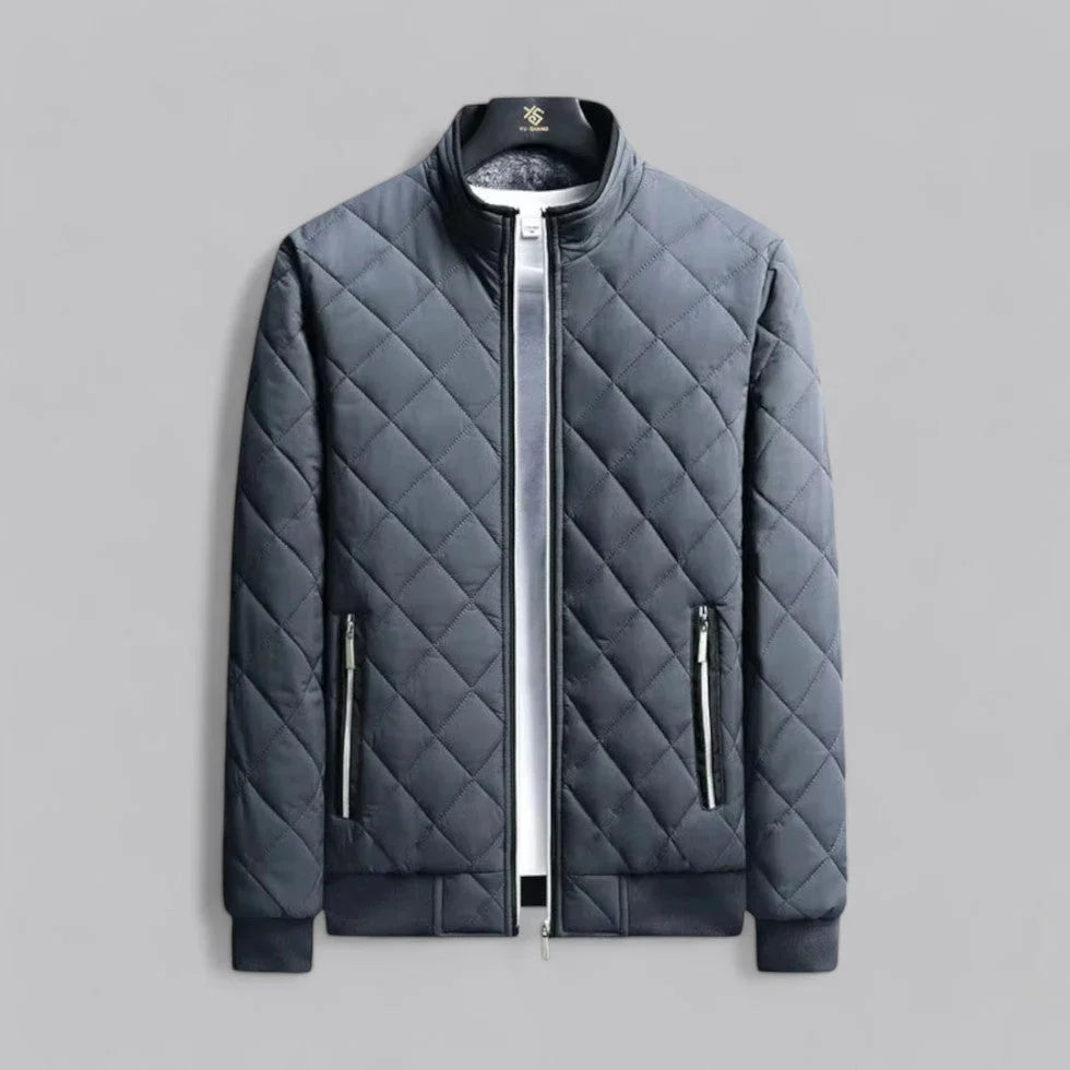 Veste Homme Bomber Doublée Moderne avec Poches Sécurisées 4