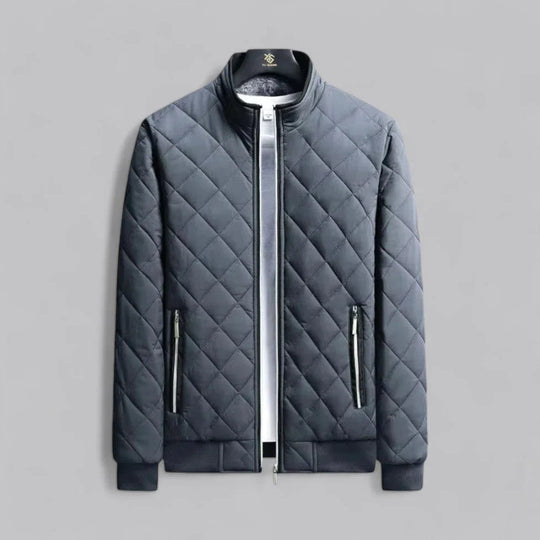 Veste Homme Bomber Doublée Moderne avec Poches Sécurisées 4